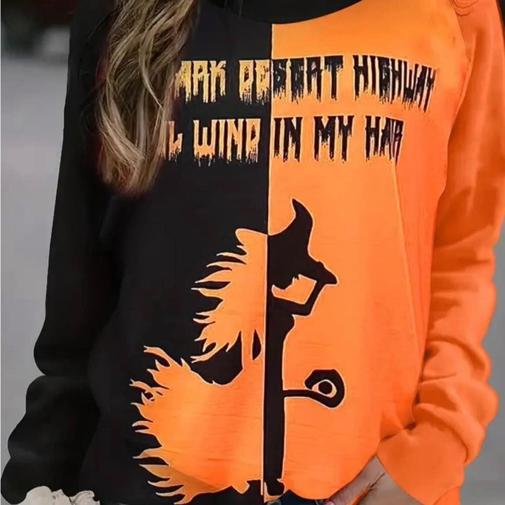 New. On A Dark Desert Highway Halloween knit top. Size XXL.